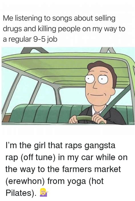 Download Listening To Gangsta Music Meme | PNG & GIF BASE | Funny rap songs, Music meme, Funny ...