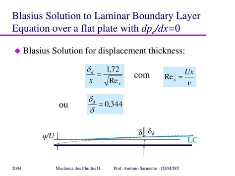 PPT - Boundary layer Equations PowerPoint Presentation, free download - ID:4492288