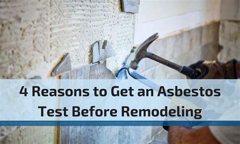 4 Reasons to Get an Asbestos Test Before Remodeling - JSE Labs