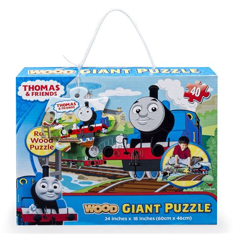 Thomas and Friends Giant 40-Piece Wood Floor Puzzle - Walmart.com