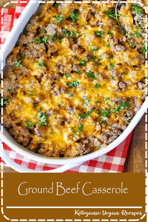 Ground Beef Casserole - Delicious Little Bites