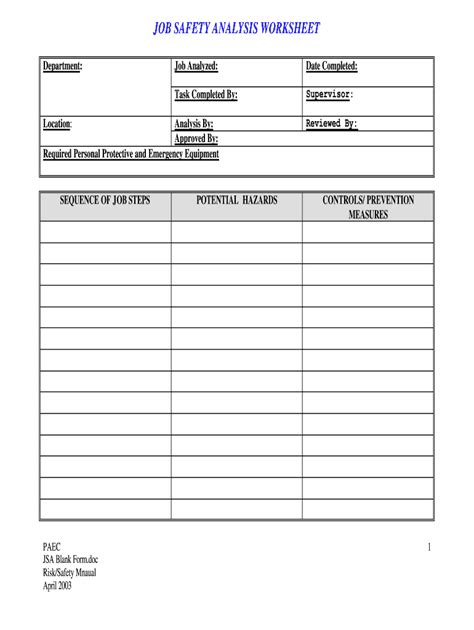 Jsa Form Fill Online Printable Fillable Blank — db-excel.com