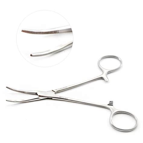 Kelly Hemostatic Forceps 5 1/2" Curved - Dispomed