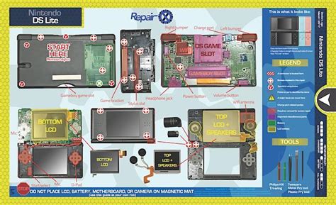 the back side of a laptop with instructions on how to repair it and ...