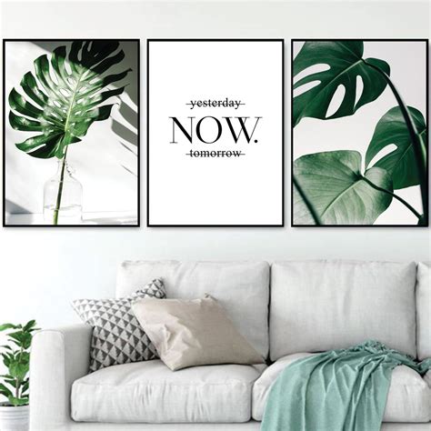 Tropical Leaf Canvas – ClockCanvas