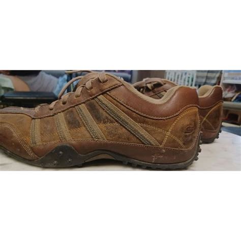 Skechers Skechers Men's Work EH Leather Work Shoes Slip Resistant SZ ...