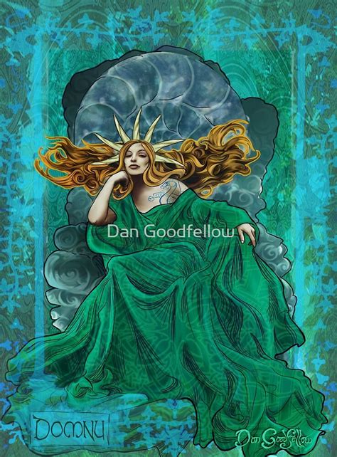 "Celtic Goddess - Domnu" by Dan Goodfellow | Redbubble