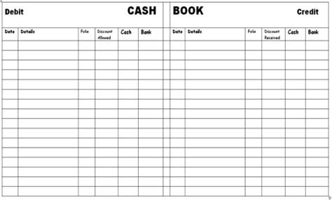 3 Column Cash Book Format - AustnewtAvery