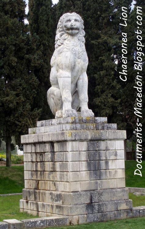 Macedonia Documents: Lion of Chaeronea - Monument