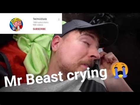 @MrBeast Last Message To @Technoblade 😭 | Mr Beast Cry - YouTube