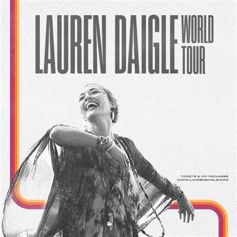 Lauren Daigle World Tour