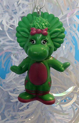 Barney Christmas Ornaments Featuring 4 Barney Ornaments with Barney, Bj, Baby Bop and Riff ...