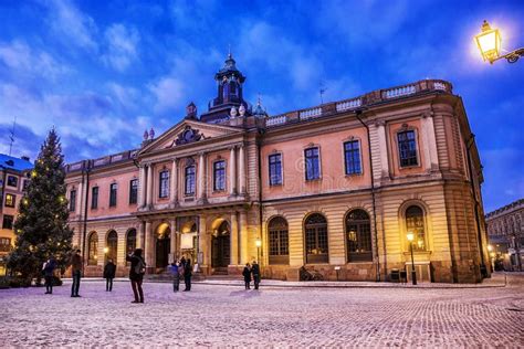 Nobel Museum in Stockholm, Sweden Editorial Stock Image - Image of famous, city: 77258189