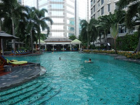 Swimming Pool at the Conrad Bangkok Hotel, Thailand