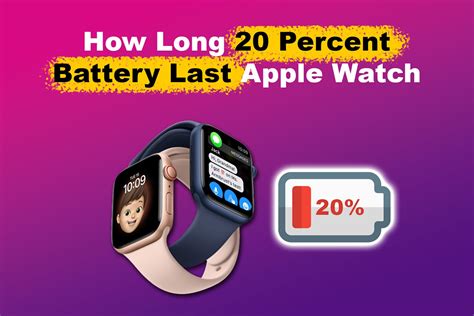 How Long Does 20% Battery Last on Apple Watch? [Find Out!] - Alvaro ...