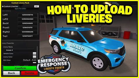 How to CREATE AND UPLOAD LIVERIES in ERLC 2024! (Emergency Response Liberty County) - YouTube