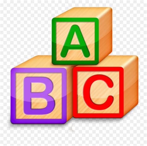 Abc Blocks Clipart Transparent Background Collection Letter Clipart ...