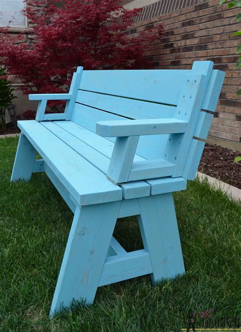 Convertible Picnic Table and Bench - Her Tool Belt