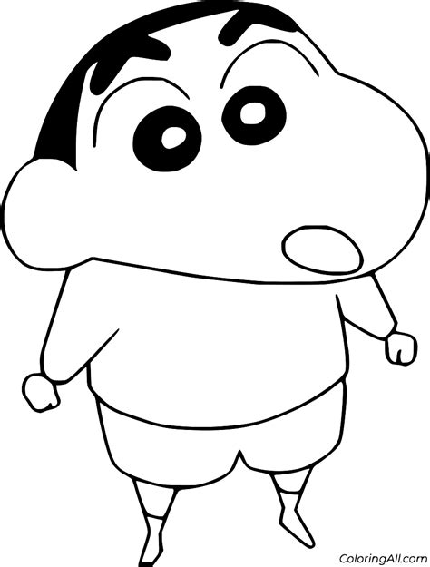 Shin Chan Coloring Pages (58 Free Printables) - ColoringAll