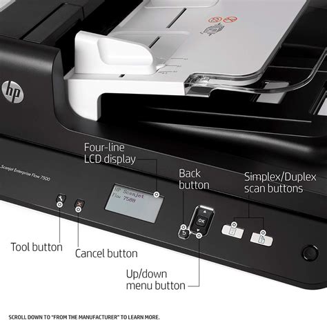 HP Scanjet Enterprise Flow 7500 Flatbed Scanner - Printers India