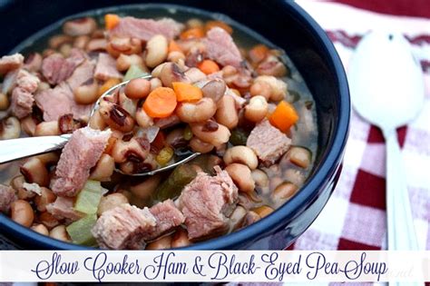 Mommy's Kitchen - Recipes From my Texas Kitchen: Slow Cooker Ham & Blackeyed Pea Soup