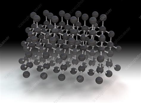 Diamond molecular structure, illustration - Stock Image - C042/4527 ...