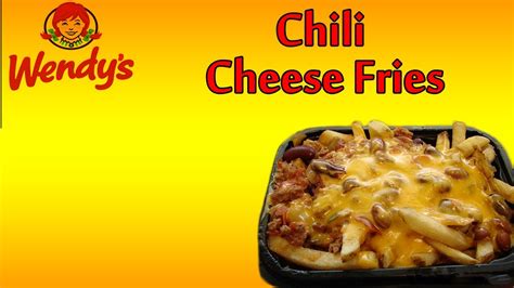 Wendy's Chili Cheese Fries ♦ The Fast Food Review ♦ #wendys #CheeseFries - YouTube