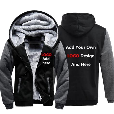 Customized LOGO Men Hoodies Casual Printed Design DIY Men's Custom ...