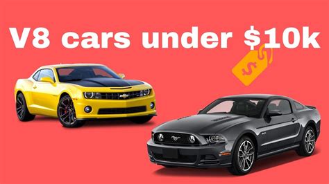 10 V8 cars under $10k! (cheapest sports cars) - YouTube