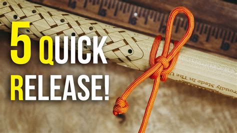 5 Quick Release Hitch Knots You SHOULD KNOW! Easy To Tie - Easy To ...