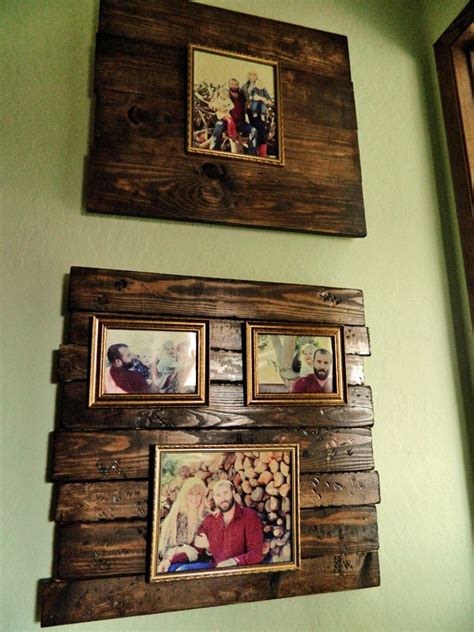 DIY Vintage Distressed Wood Picture Frame | Picture on wood, Wood picture frames diy, Wood ...