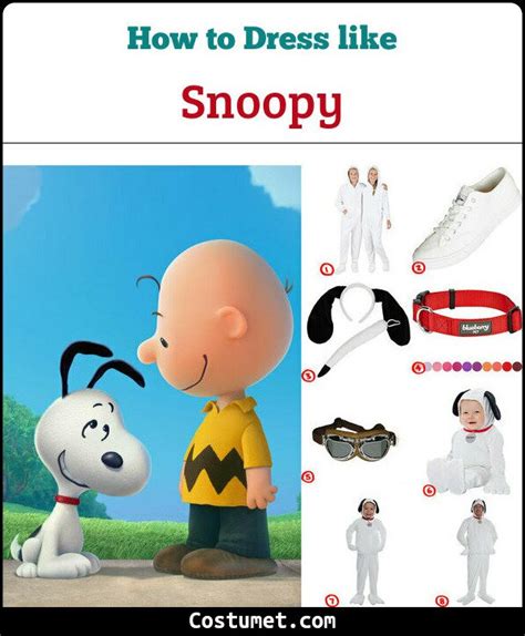 Snoopy (Peanuts) Costume for Cosplay & Halloween