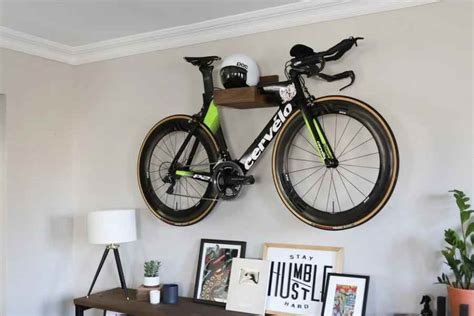 DIY Wall Hanging Bike Rack - Urbaki Woodworking