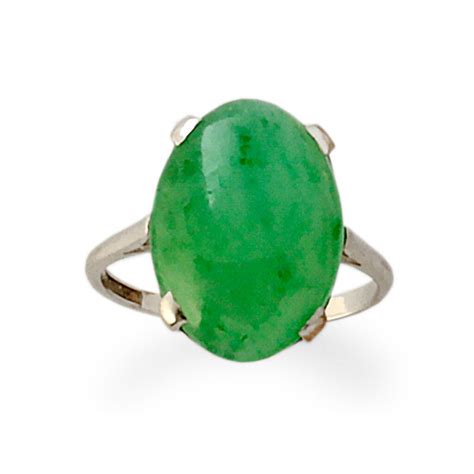 Jade Single Stone Ring - Howards Jewellers