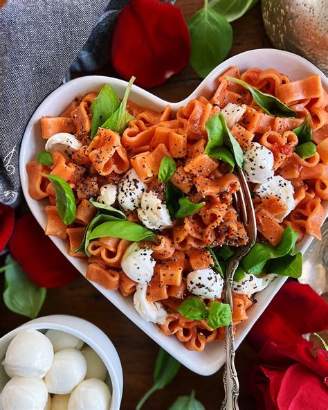 Heart Shaped Pasta in a Blush Cream Sauce — Daniela's Dish