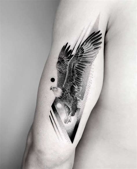 Traditional Eagle Forearm Tattoo