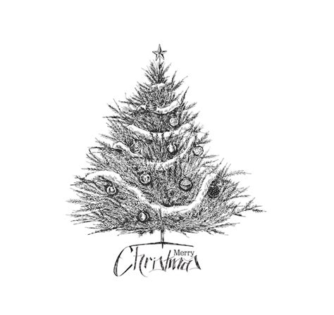 Fond D'arbre De Noël, Illustration Vectorielle. | Vecteur Premium