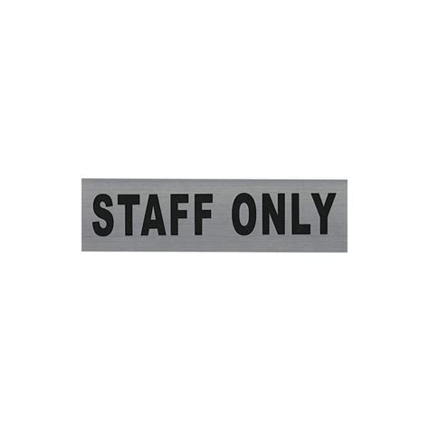 Staff Only Sticker | Canvas General Trading L.L.C