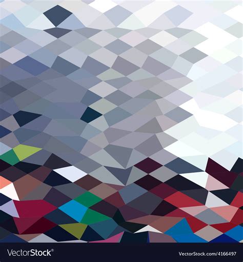 Tidal wave abstract low polygon background Vector Image