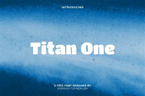 Titan One Font Free Download | FontSwan