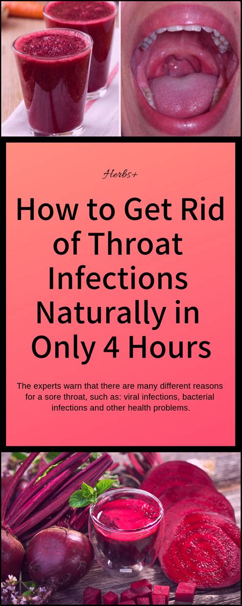 How to Get Rid of Throat Infections Naturally in Only 4 Hours | Throat ...