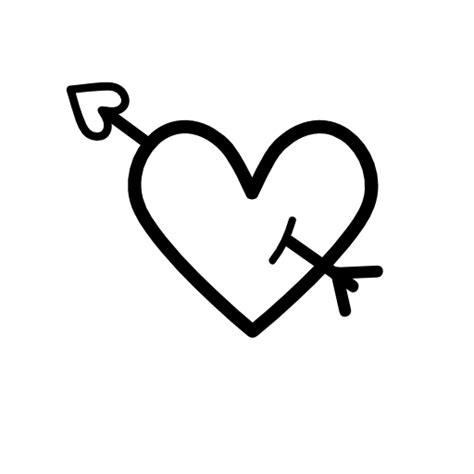 Cupid heart free vector icons designed by Freepik | Easy heart drawings, Cupid drawing, Easy ...