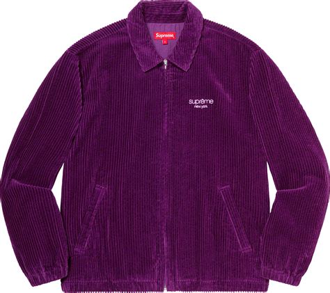 Wide Wale Corduroy Harrington Jacket - spring summer 2020 - Supreme