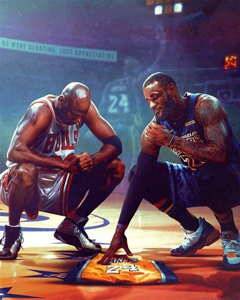 Kobe Bryant Lebron James Michael Jordan Poster, NBA Legends Print Wall Art Decor All Star ...