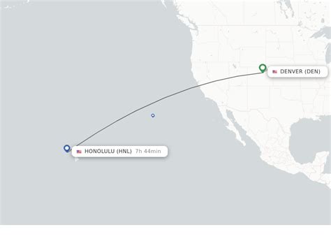 Direct (non-stop) flights from Denver to Honolulu - schedules ...