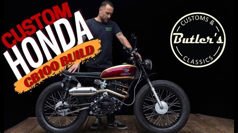 Start to finish - Honda CB100 full custom build. - YouTube