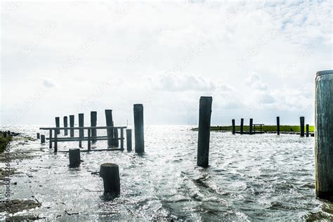 Hochwasser vor Oland Stock Photo | Adobe Stock