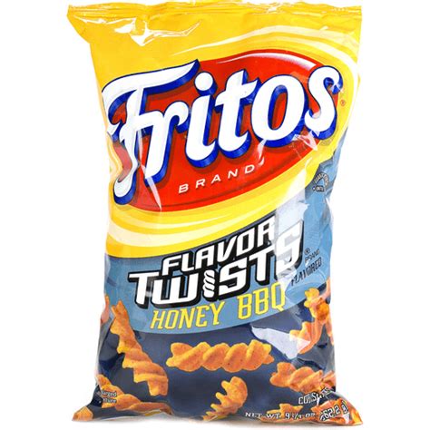 Fritos Flavor Twists Honey BBQ Flavored Corn Snacks 9.25 oz | Tortilla | Carlie C's