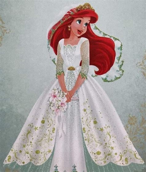 Ariel wedding day | Disney princess ariel, Disney princess dresses ...