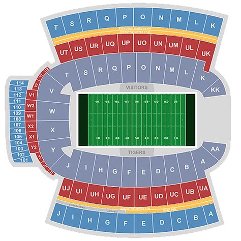 Clemson Football Stadium Seating Chart Rows | Brokeasshome.com